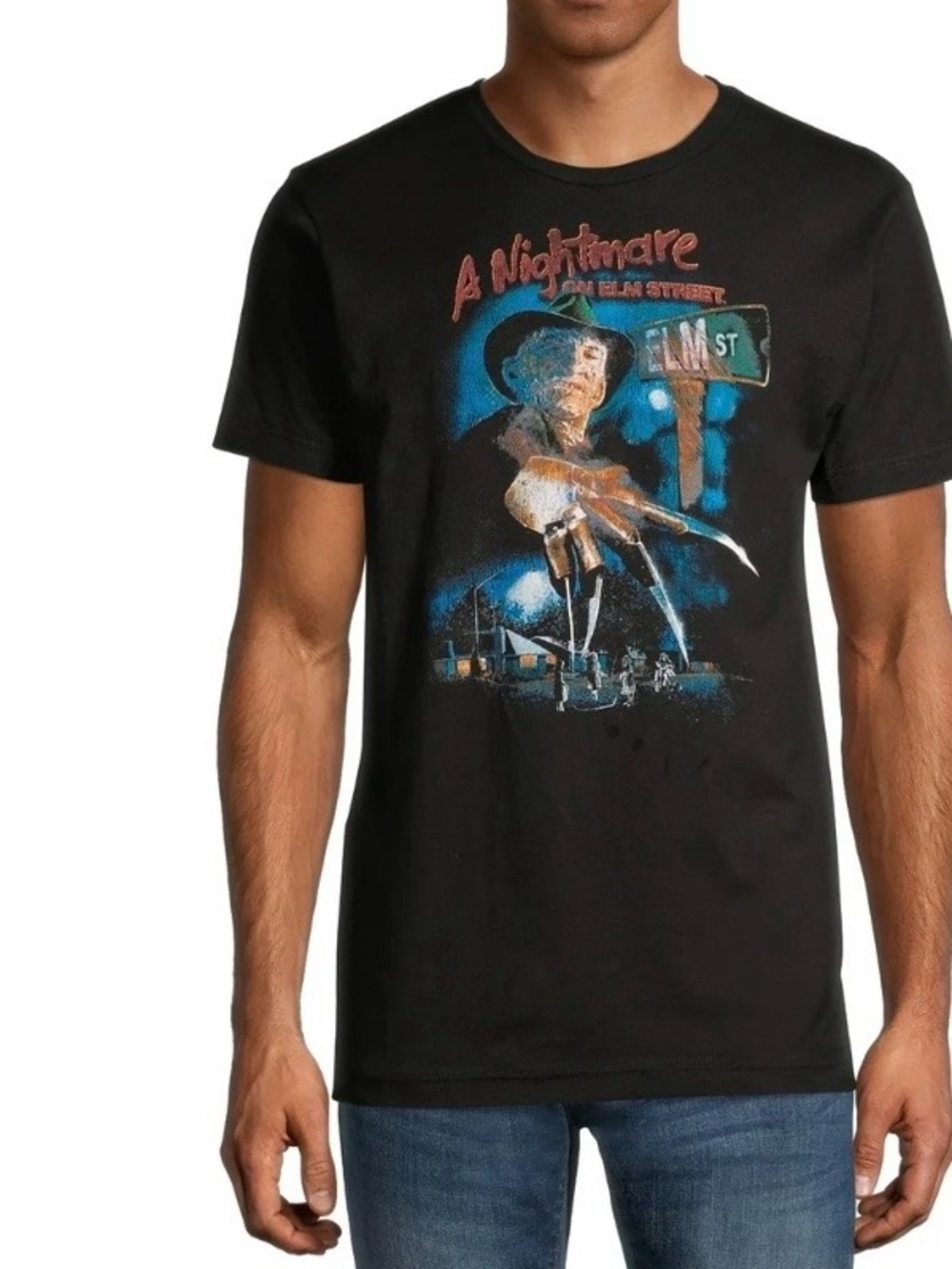 Men's Black 'A Nightmare on Elm Street' Graphic Tee